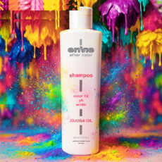 شامپو تثبیت کننده رنگ مو انوی مدل Color Fixing مناسب برای موهای رنگ و فراوری شده حجم 250 میلی لیتر