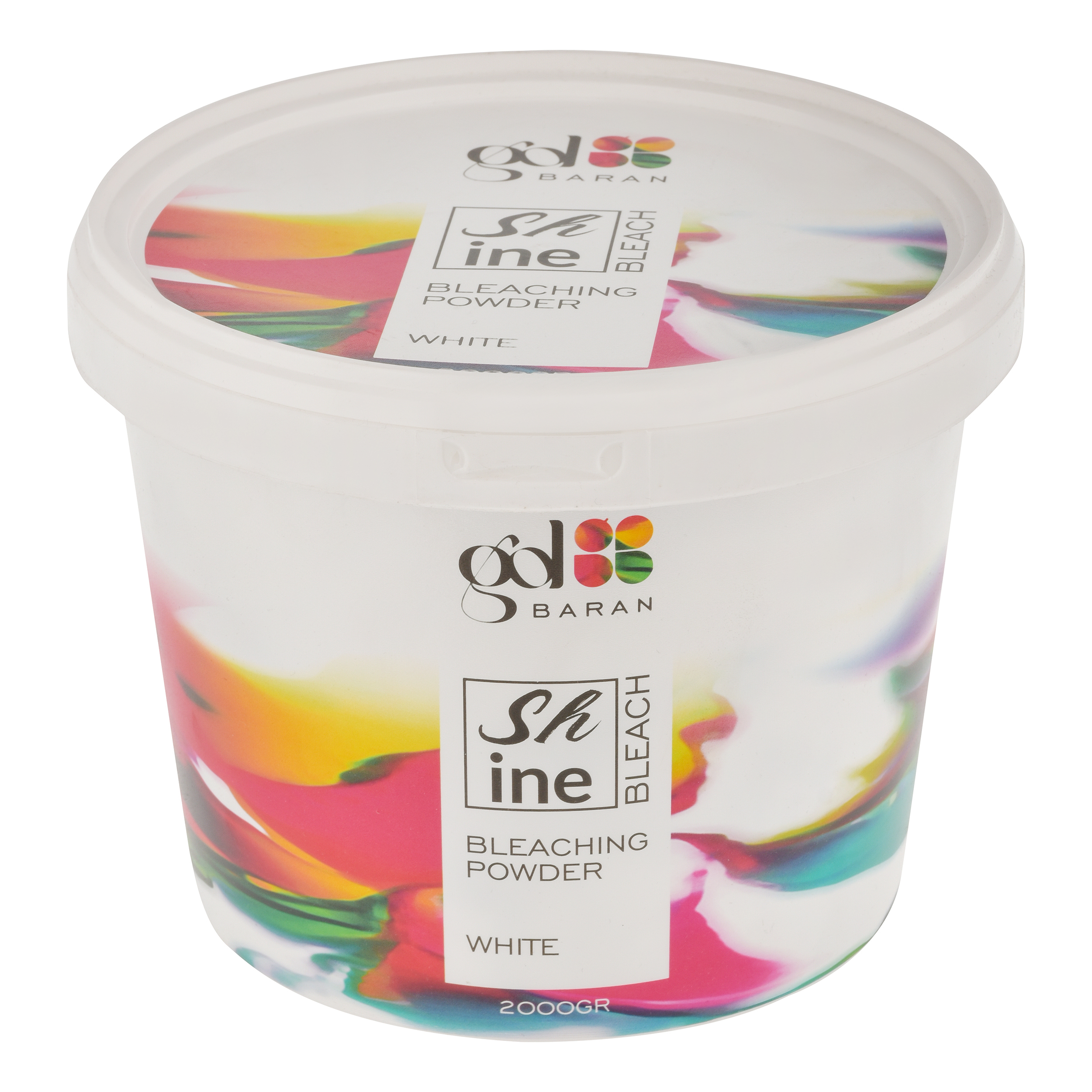 پودر دکلره گلباران مدل shine وزن 2000 گرم رنگ سفید