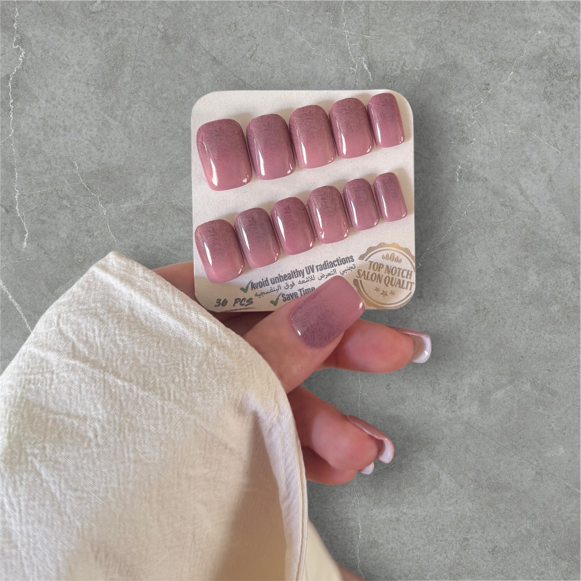 ناخن مصنوعی میراکل آرت کد QS25001 بسته 30 عددی