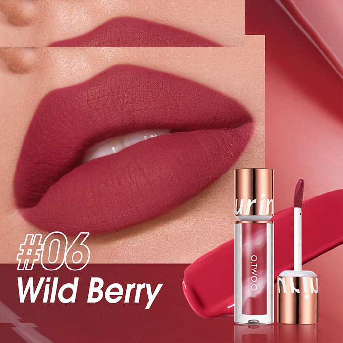 رژ لب مایع او تو او مدل اندورینگ شماره 06