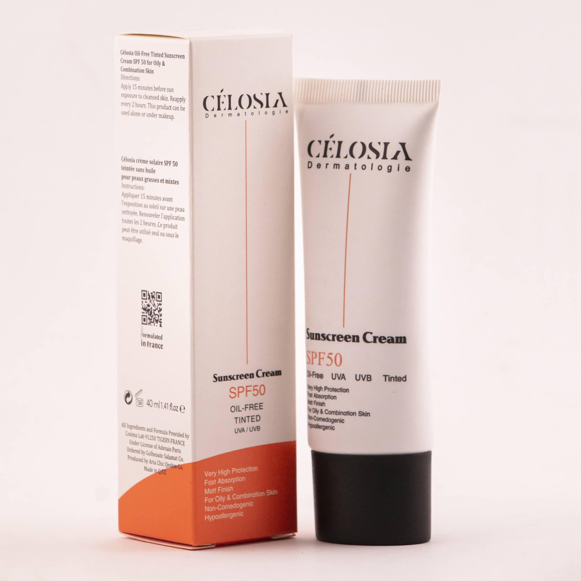 کرم ضد آفتاب سلوسیا مدل OIL-FREE حجم 40 میلی لیتر