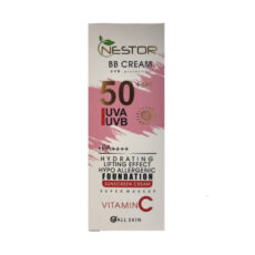 کرم ضد آفتاب رنگی نستور SPF 50 شماره 3 مدل ویتامین c ‌مناسب پوست‌های خشک حجم 50 میلی‌لیتر