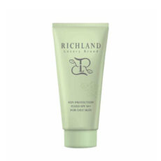 فلوئید ضد آفتاب بی رنگ ریچلند SPF 50 مدل 01 مناسب پوست‌های چرب حجم 40 میلی‌لیتر