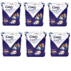 پوشک شورتی بزرگسال کانفی مدل پریمیوم سایز بزرگ مجموعه 6 عددی