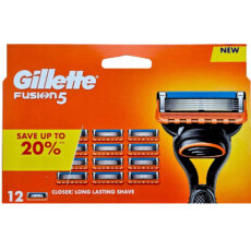 تیغ یدک ژیلت مدل Fusion 5 بسته 12 عددی