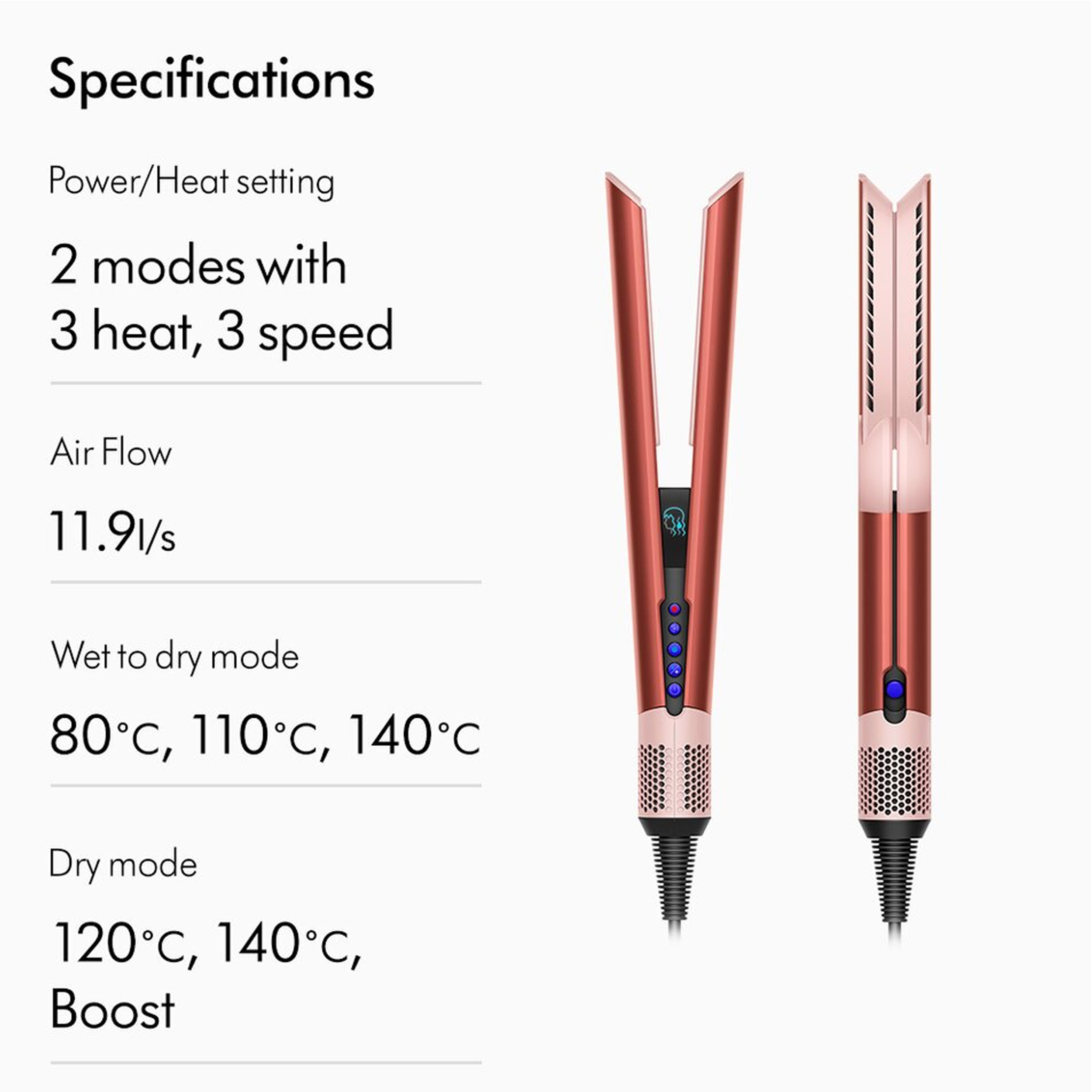 اتو و حالت دهنده ی مو دایسون مدل Airstrait HT01 SBBP