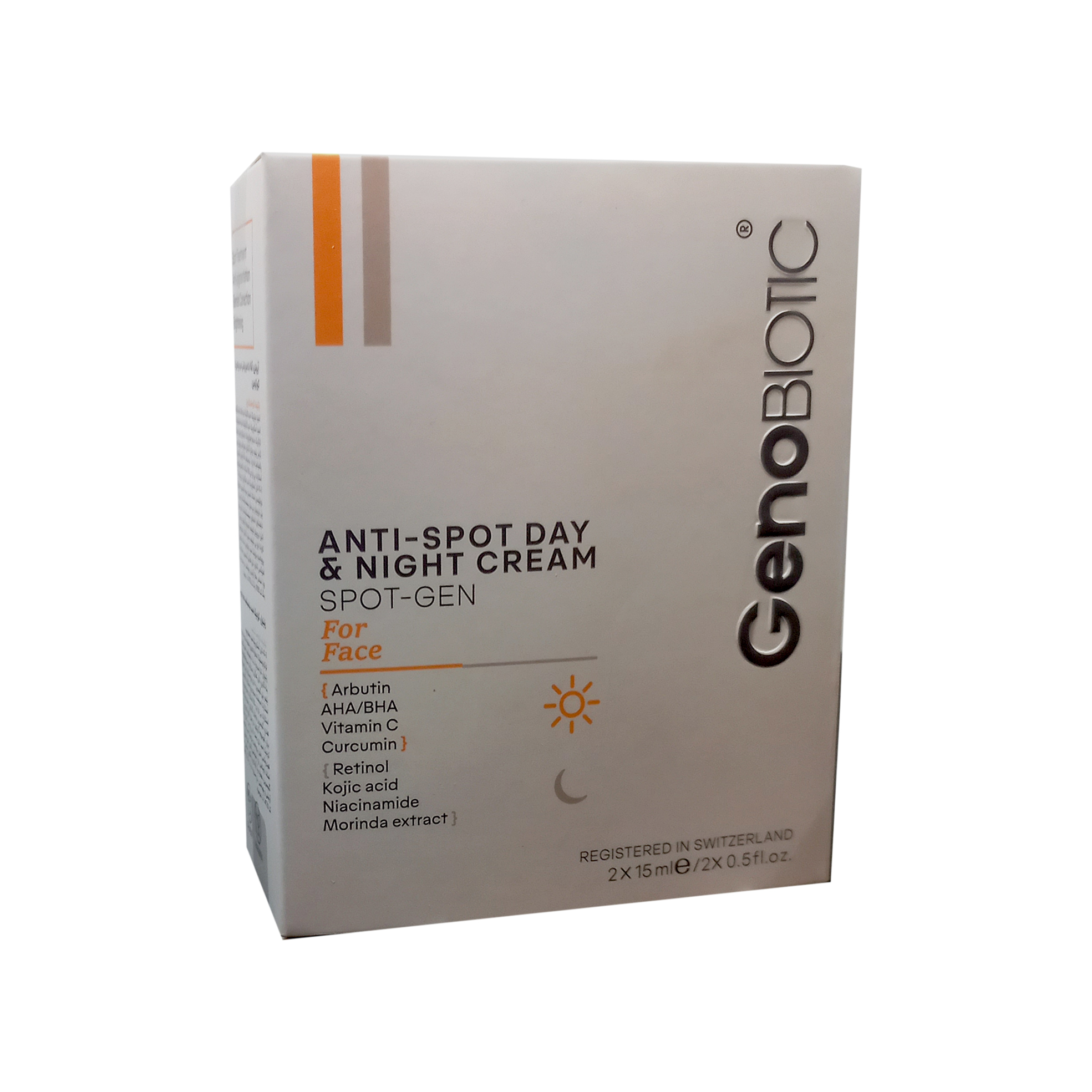 کرم ضد لک ژنوبایوتیک مدل GEN حجم 15 میلی لیتر مجموعه دو عددی