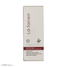 کرم ضد آفتاب رنگی لافارر SPF 40 مدل مینرال حاوی محافظ UVA و UVB و PA+++ ‌مناسب انواع پوست حجم 40 میلی‌لیتر