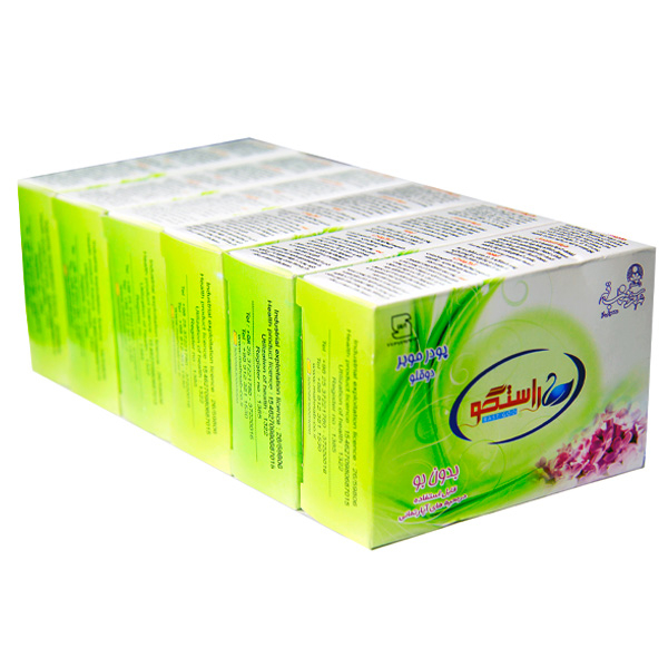 پودر موبر راستگو کد 23 وزن 100 گرم مجموعه 60 عددی