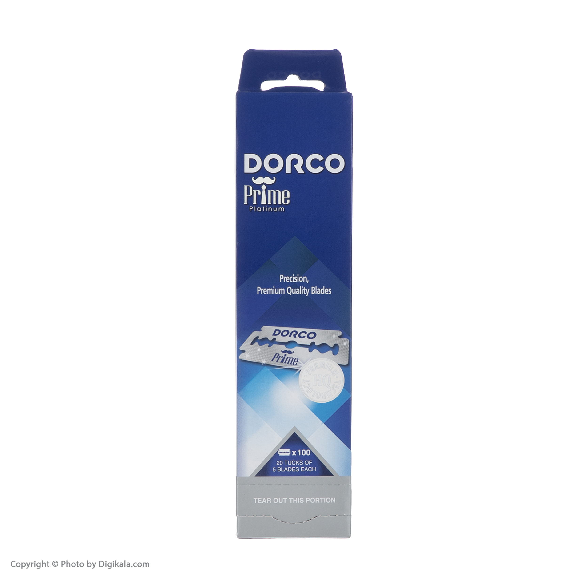 تیغ یدک دورکو مدل Prime تحت لیسانس بسته 100 عددی