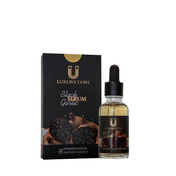 سرم مو لاکچری کوین مدل سیرسیاه حجم 30 میلی لیتر