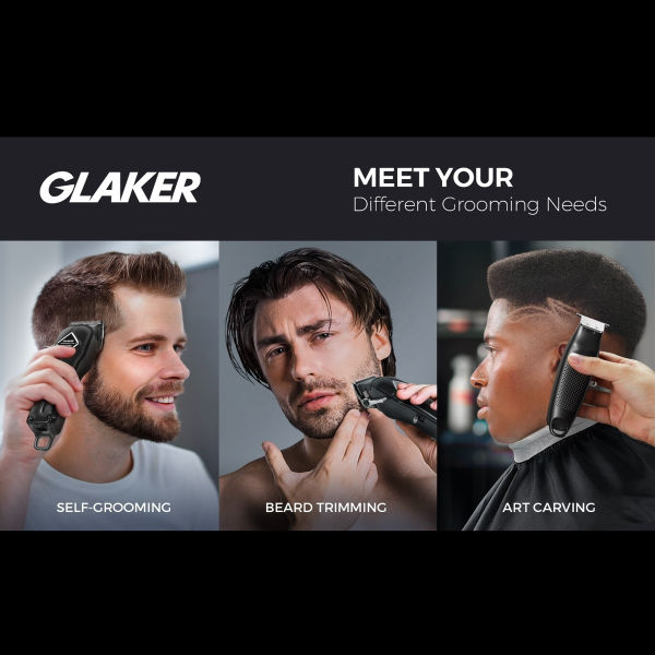 ماشین اصلاح موی سر و صورت گلاکر مدل K11S+13F مجموعه دو عددی