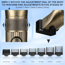 ماشین اصلاح موی سر و صورت شارژی هاتکر مدل HT-6079