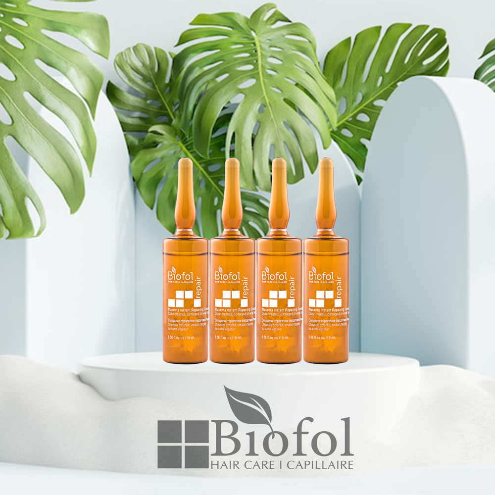 سرم مو بایوفول مدل ضد ریزش و آسیب دیده حجم 19 میلی لیتر بسته 4 عددی