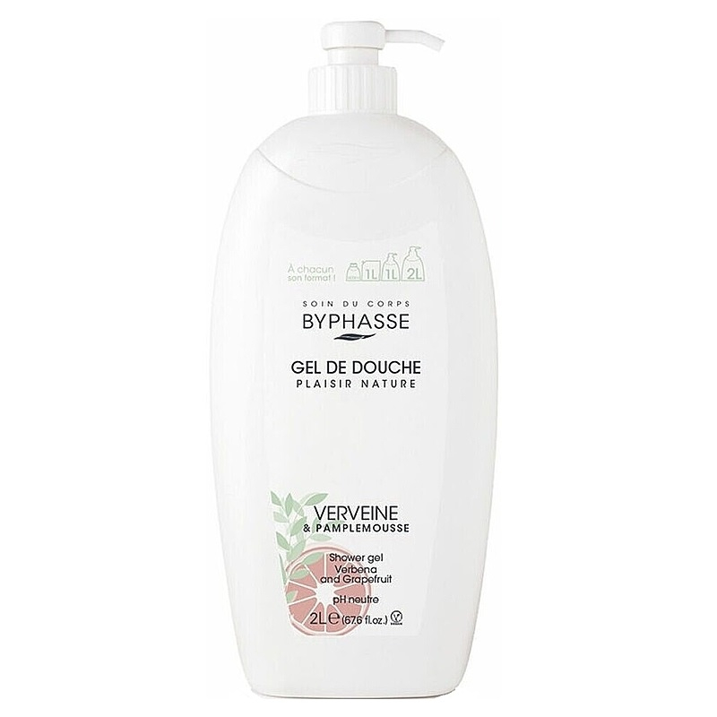 کرم شستشو بدن بایفس مدل گیلاس و گریپ فروت حجم 2000 میلی لیتر