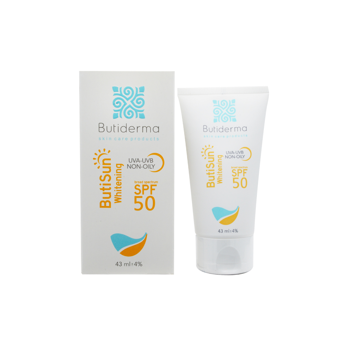 کرم ضد آفتاب بیوتی درما مدل butisun حجم 43 میلی لیتر مجموعه 2 عددی