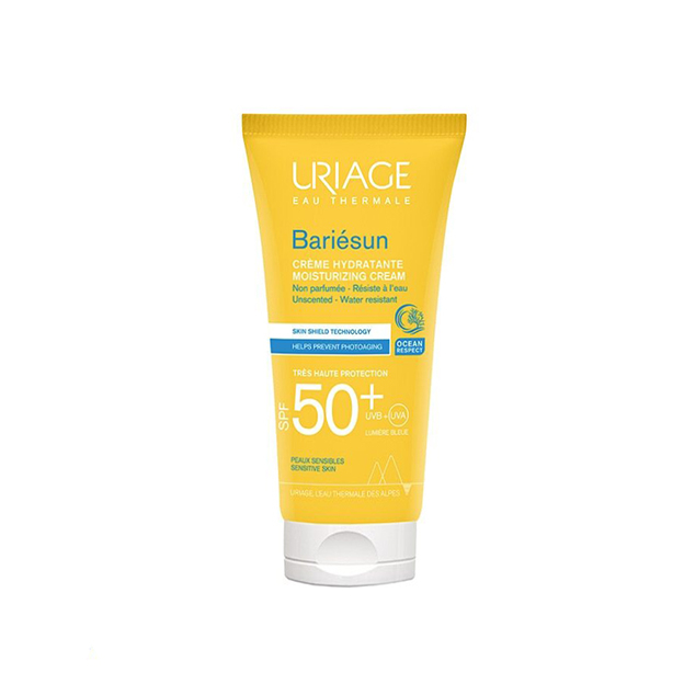 کرم ضد آفتاب بدون رنگ اوریاژ SPF 50 مدل BARIESUN MOISTURIZING مناسب پوست های خشک حجم 50 میلی لیتر