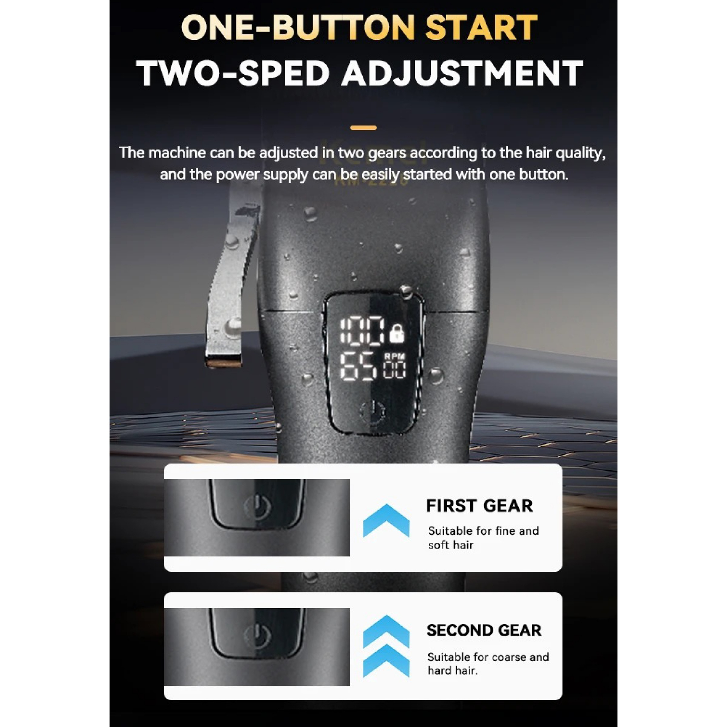 ماشین اصلاح موی سر و صورت کیمی مدل KM-2228