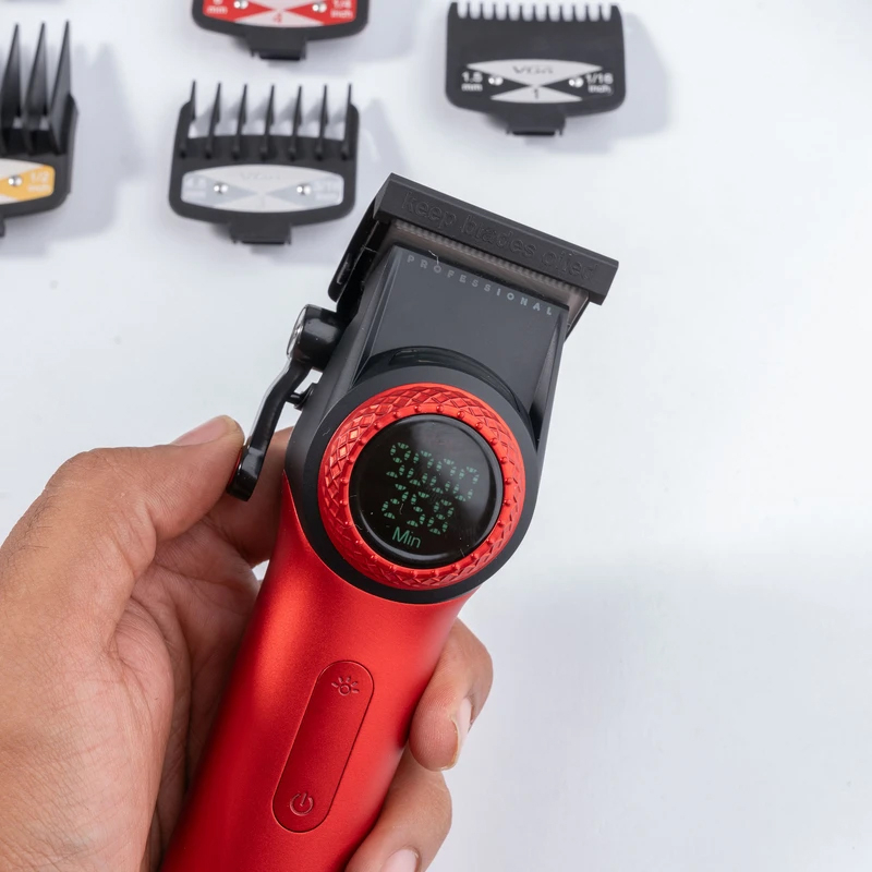 ماشین اصلاح موی سر و صورت شارژی وی جی ار مدل V-001(Gold)