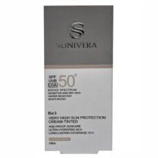 کرم ضد آفتاب رنگی سانیورا SPF 50 مدل 1.5 اولترا مناسب پوستهای خشک حجم 50 میلیلیتر