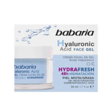 ژل ترمیم‌کننده صورت و گردن باباریا مدل Hyaluronic Acid مناسب برای انواع پوست حجم 50 میلی‌لیتر