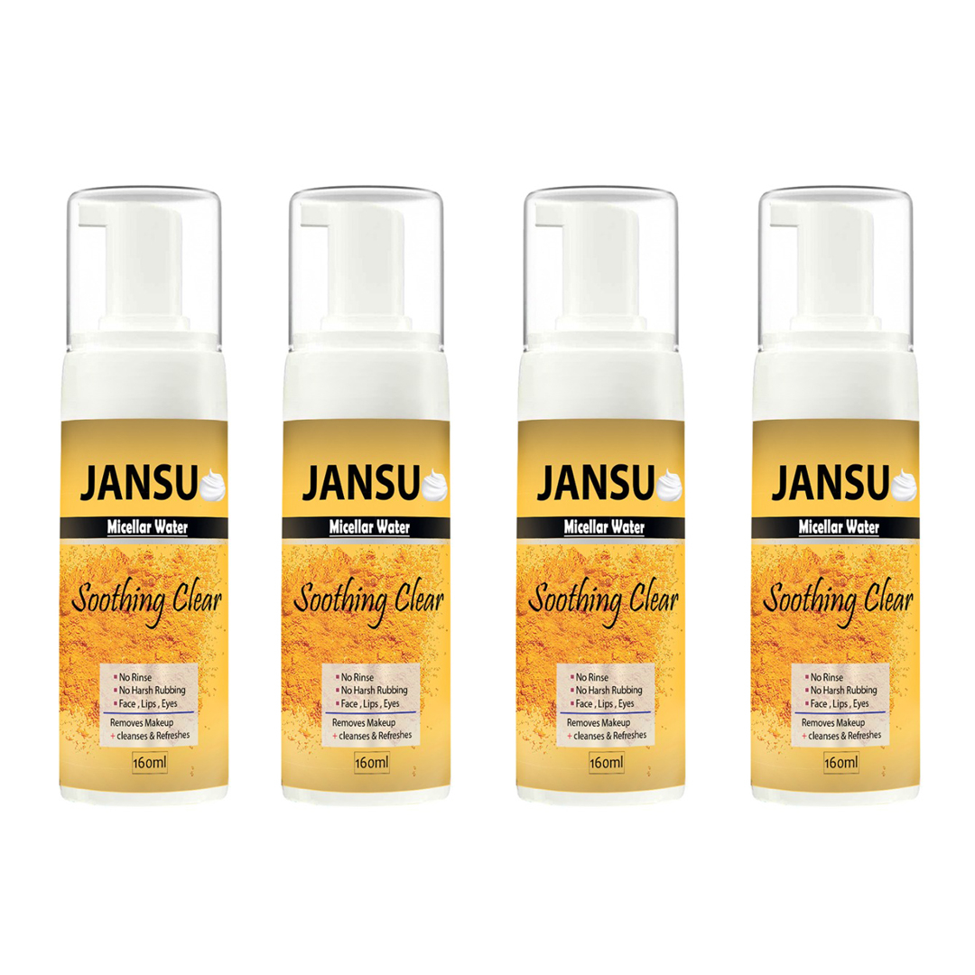 فوم پاک کننده آرایش صورت جانسو مدل نستالژیک حجم 160 میلی لیتر مجموعه 4 عددی