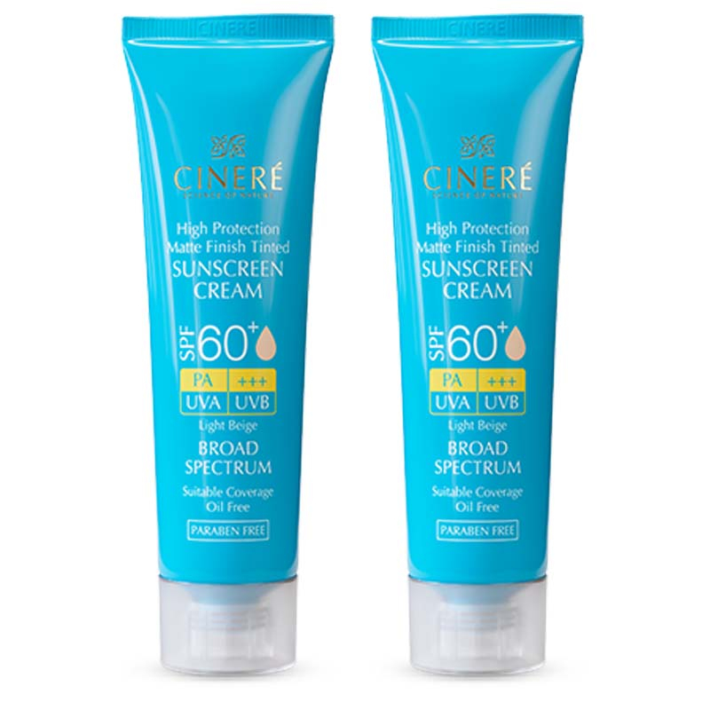 کرم ضد آفتاب سینره مدل 2 حجم 50 میلی لیتر مجموعه 2 عددی