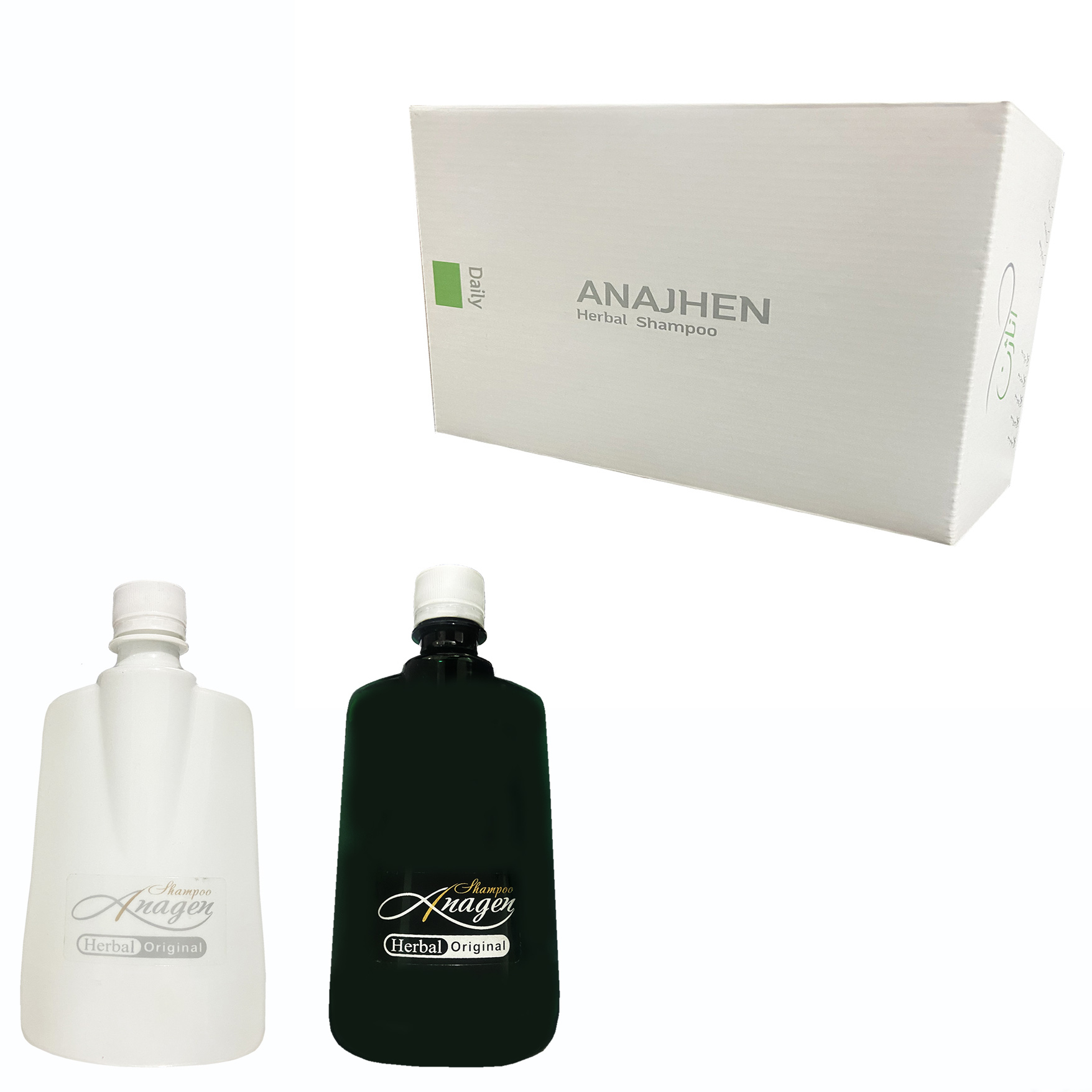 شامپو تقویت کننده و ترمیم کننده مو آناژن مدل WT_GR حجم 500 میلی لیتر مجموعه 2 عددی