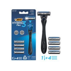 خود تراش بیک مدل Hybrid 3 Flex به همراه تیغ یدک بسته 8 عددی