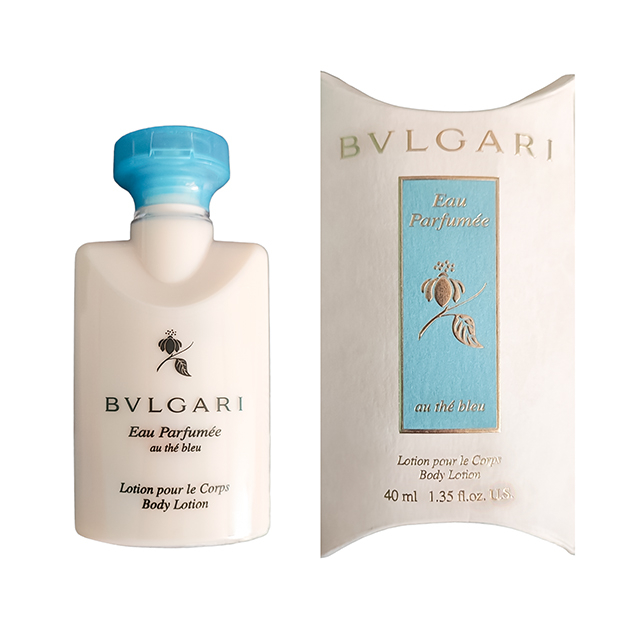 لوسیون بدن بولگاری مدل au the bleu حجم 40 میلی لیتر