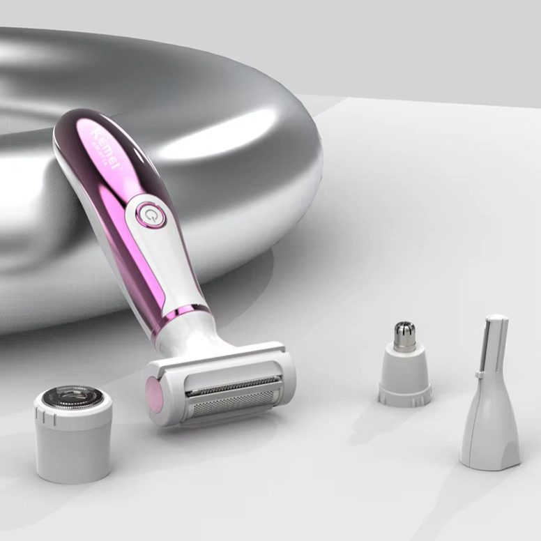 ست اصلاح موی بدن بانوان کیمی مدل KM-6714