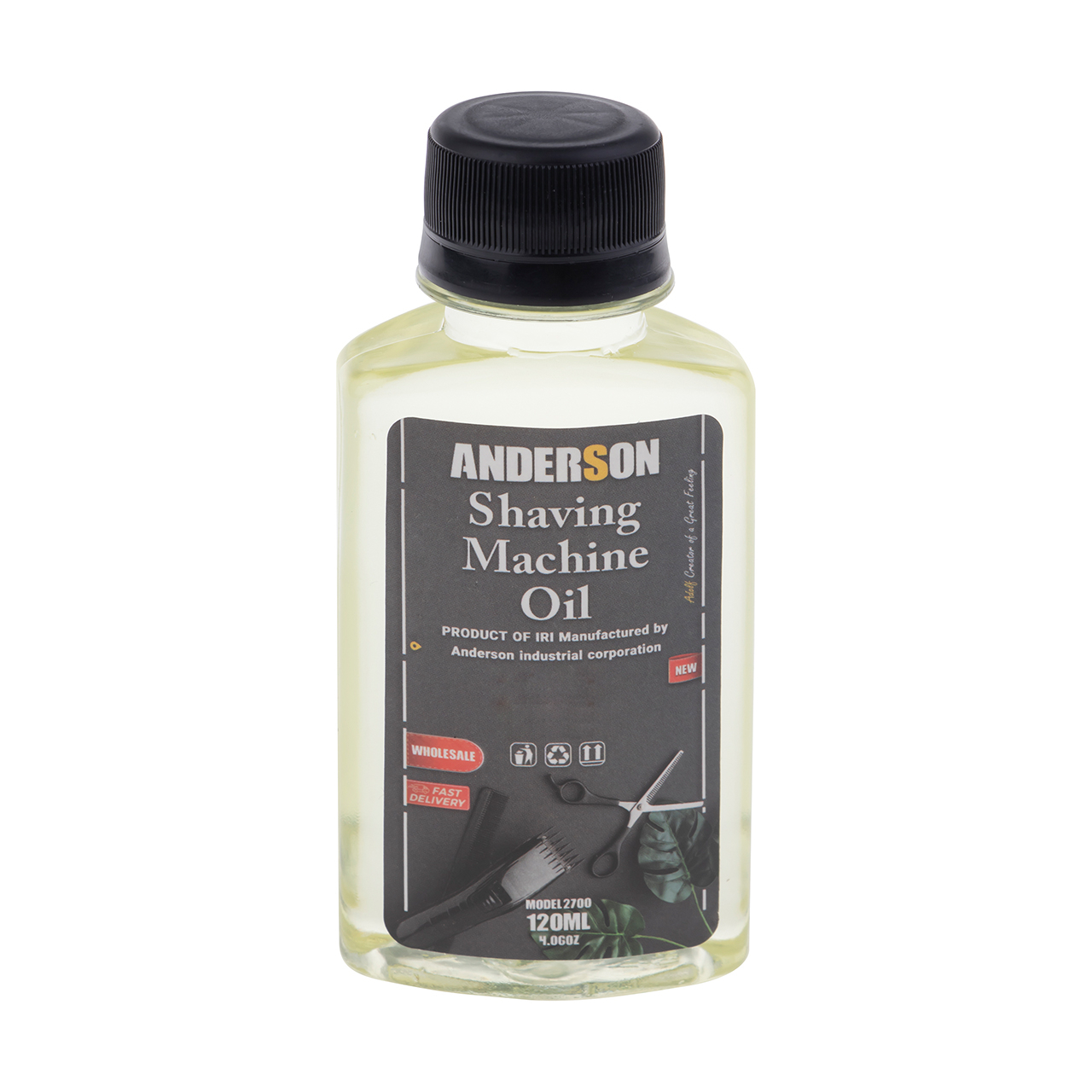 روغن ماشین اصلاح اندرسون مدل 2700 حجم 120 میلی لیتر بسته 41 عددی