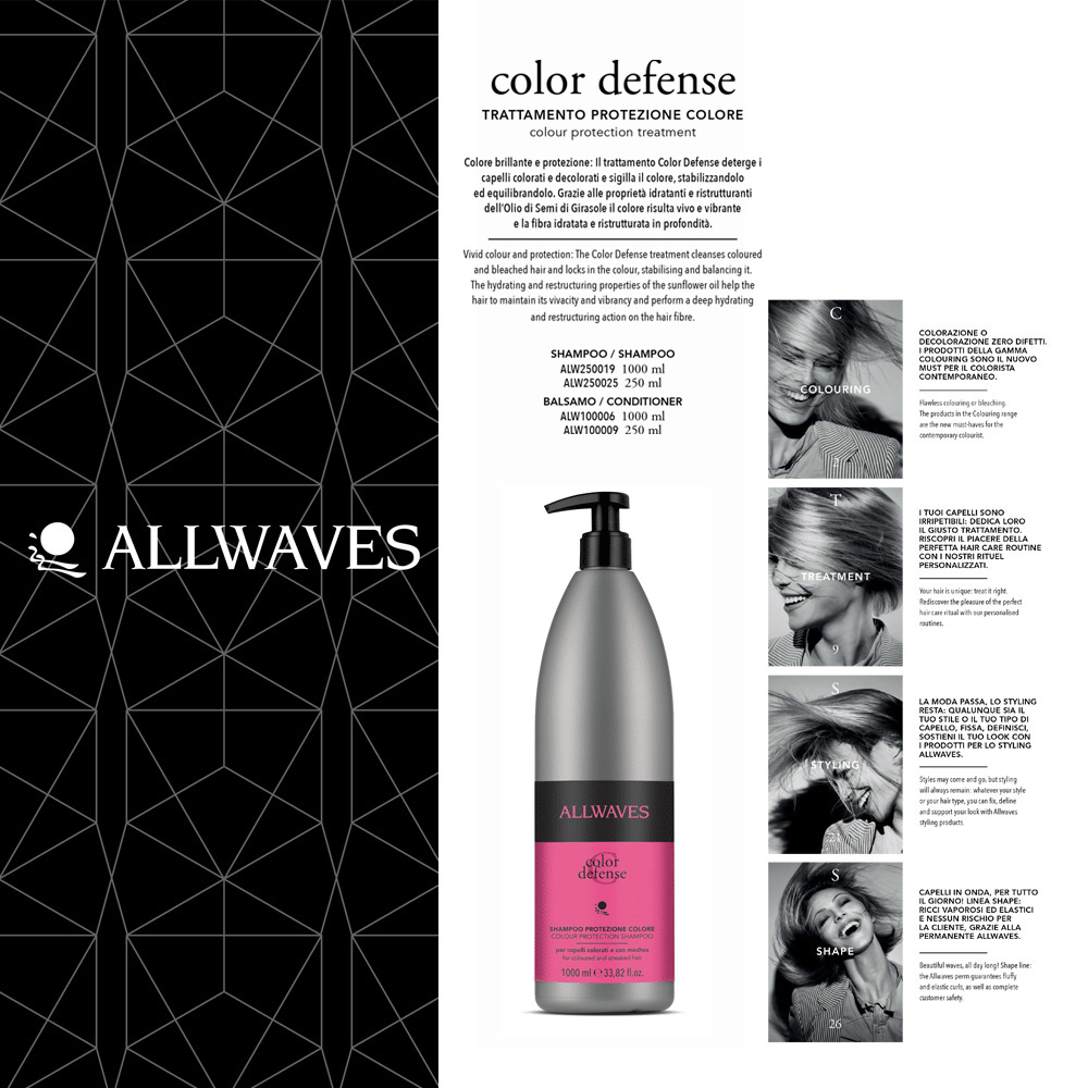 شامپو مو آلویوز مدل Color Defense حجم 1000 میلی لیتر