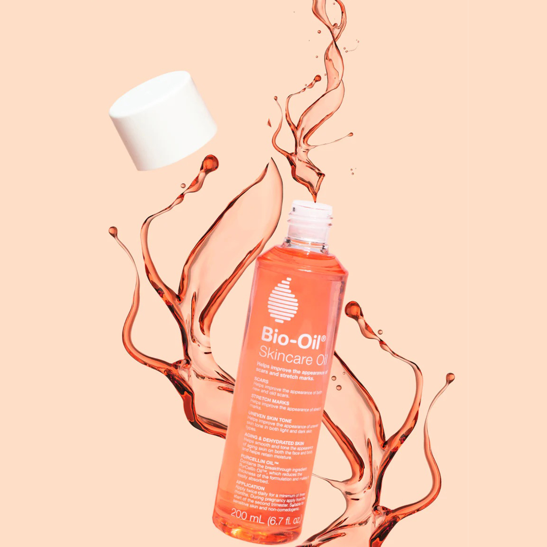 روغن صورت و بدن بایو اویل مدل ترمیم کننده و تقویت کننده حجم 200 میلی لیتر