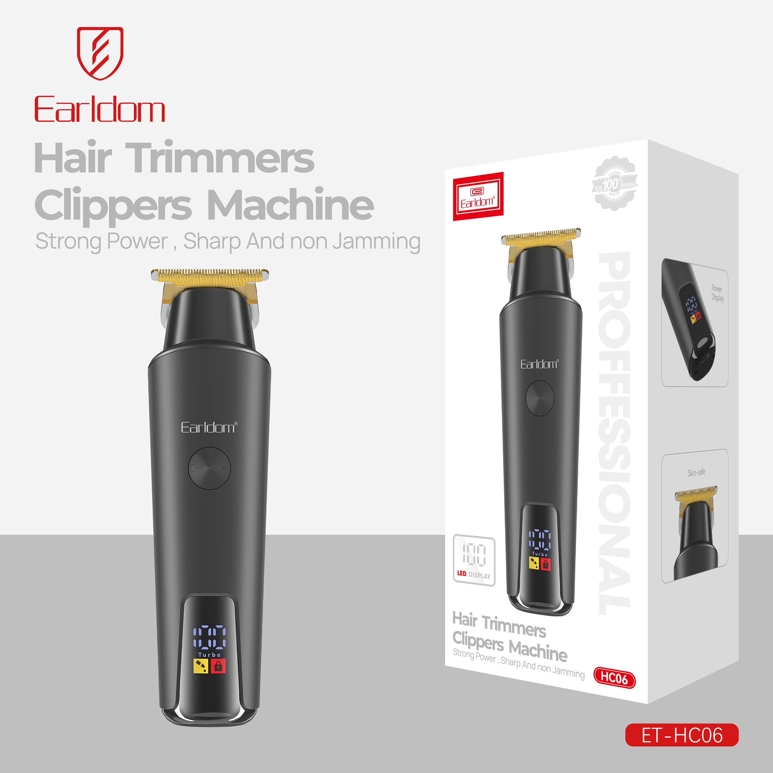 ماشین اصلاح موی سر و صورت شارژی ارلدام مدل HC06