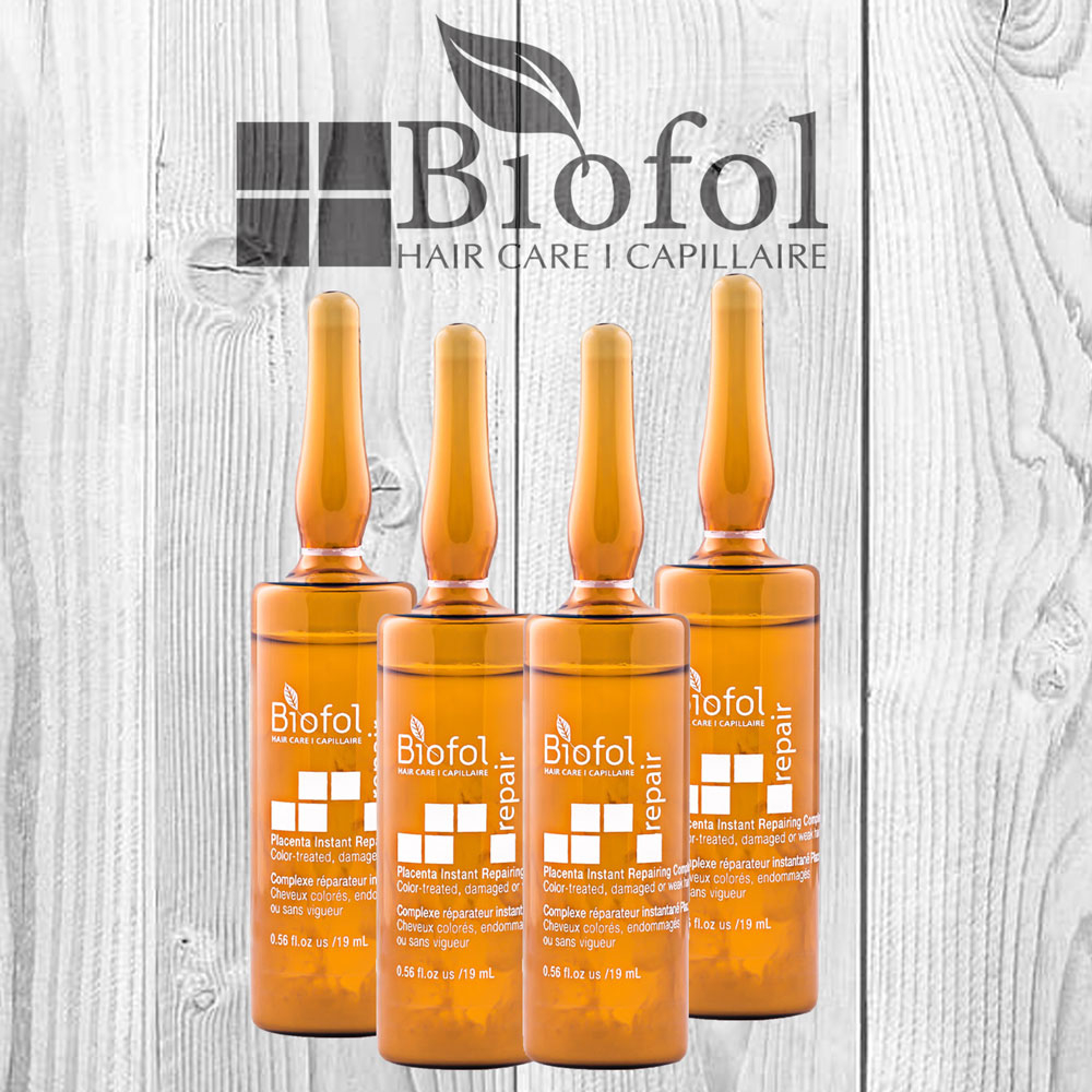 سرم مو بایوفول مدل ضد ریزش و آسیب دیده حجم 19 میلی لیتر بسته 4 عددی