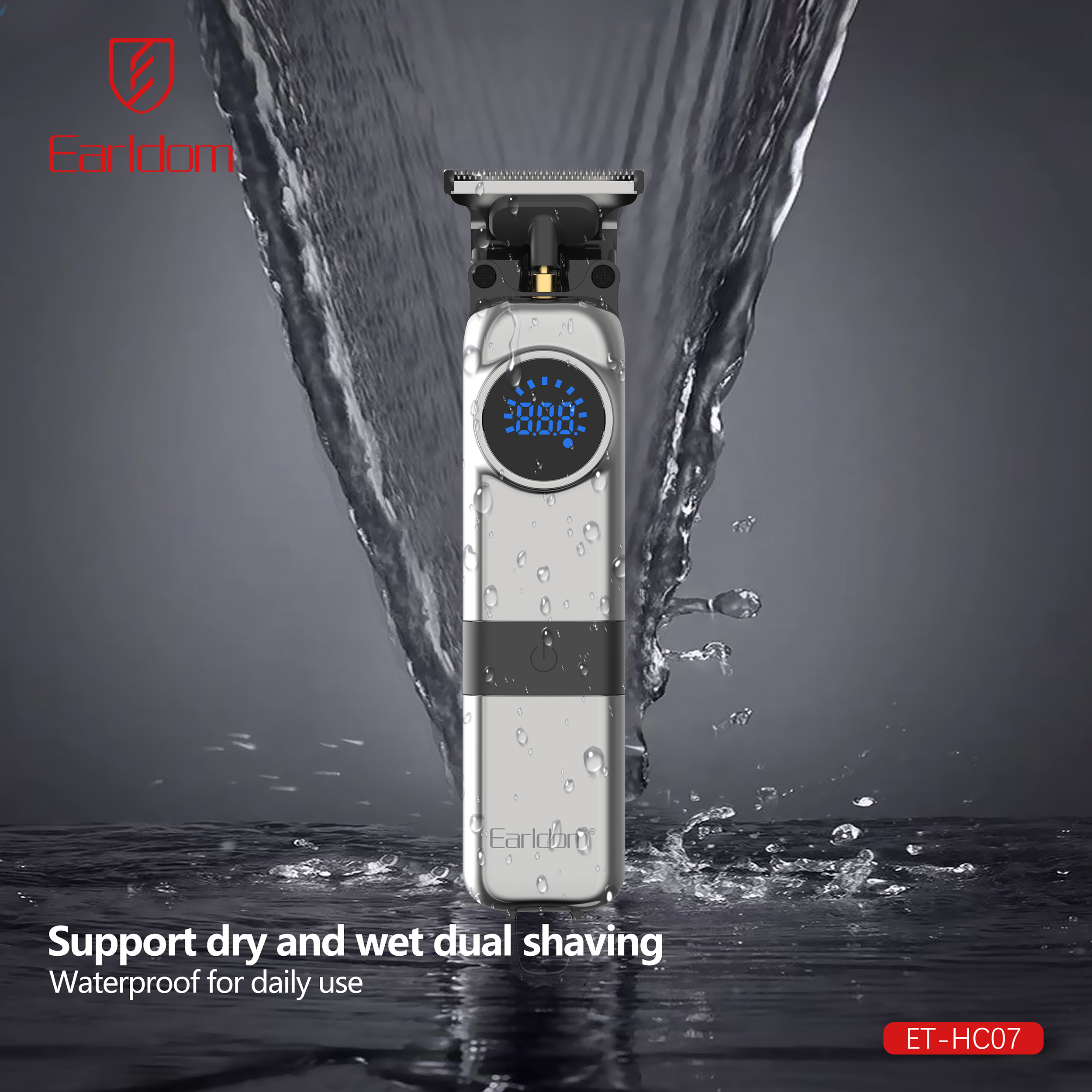 ماشین اصلاح موی سر و صورت شارژی ارلدام مدل HC07