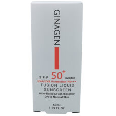 کرم ضد آفتاب بدون رنگ ژیناژن SPF 50 مدل 00 محافظ UVA ،UVB ، مناسب پوست‌های خشک و معمولی حجم 50 میلی‌لیتر مجموعه دو عددی