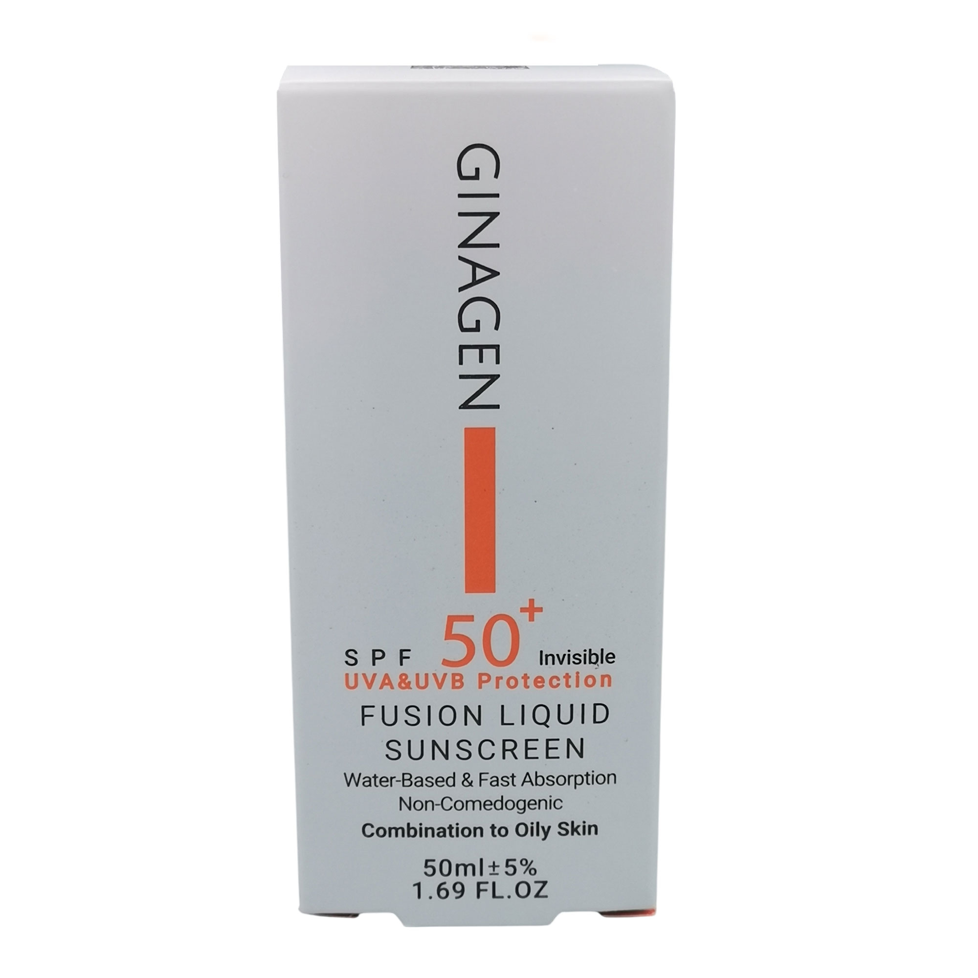 کرم ضد آفتاب رنگی ژیناژن SPF 50 مدل 00 مناسب پوست‌های مختلط و چرب حجم 50 میلی‌لیتر مجموعه دو عددی