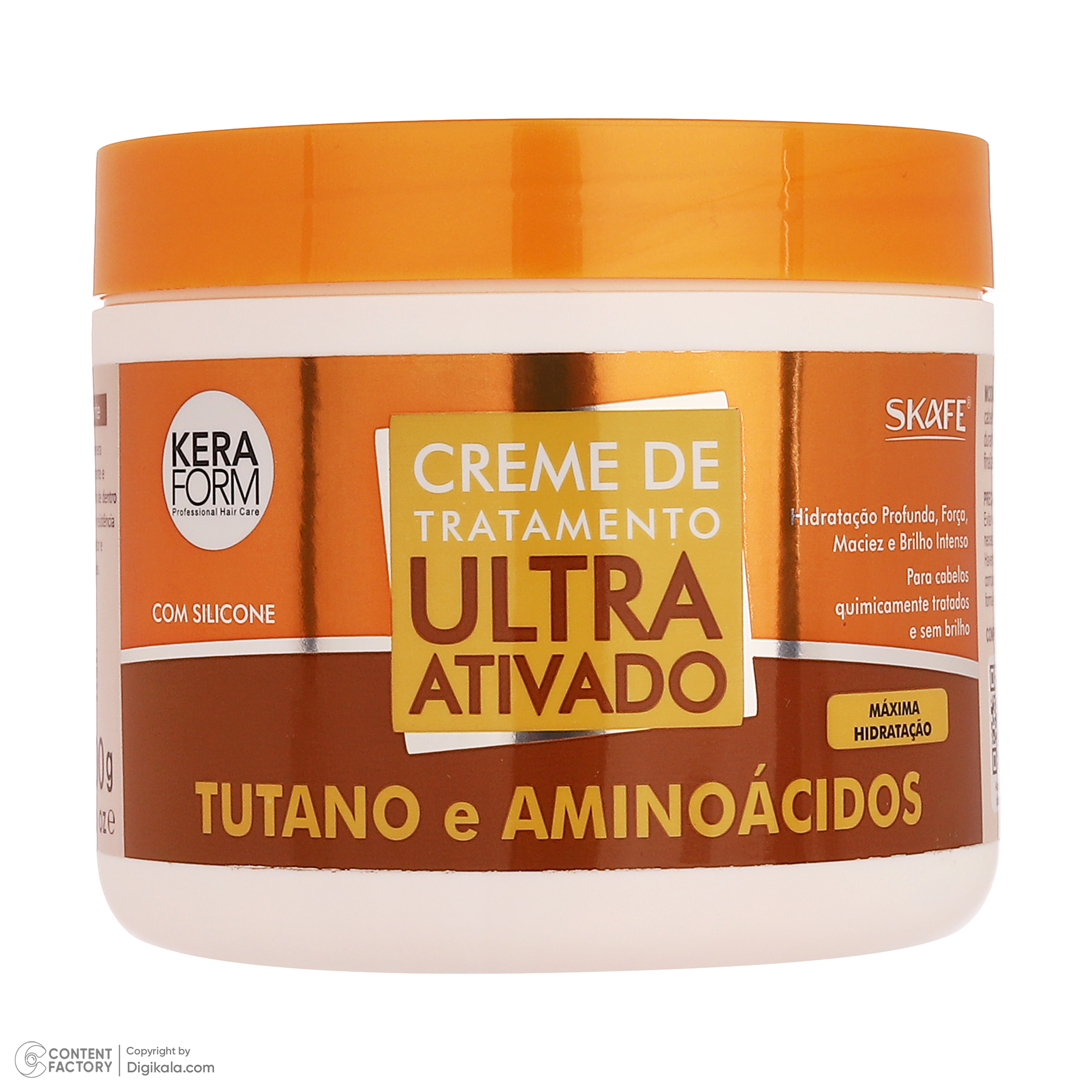 ماسک ترمیم کننده مو اسکیف مدل آدامسی مناسب برای موهای آسیب دیده و رنگ شده وزن 500 گرم