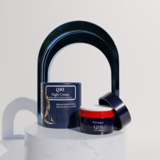 کرم شب ضد چروک فابریگاس مدل هیالورونیک اسید کد Q10 حجم 50 میلی لیتر