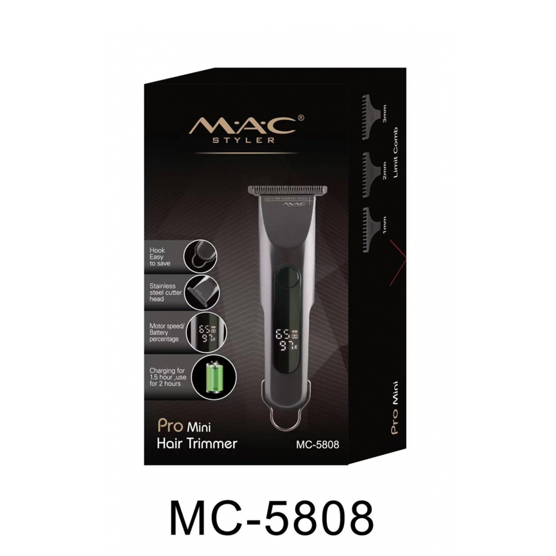 ماشین اصلاح موی سر و صورت مک استایلر مدل MC-5808