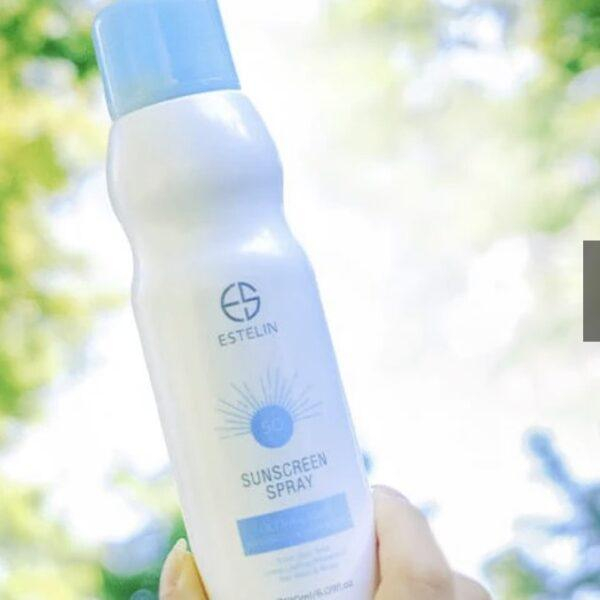 اسپری ضد آفتاب بی رنگ استیلن SPF50 مدل ULTRA محافظ UVA UVB مناسب برای انواع پوست حجم 180 میلی‌لیتر