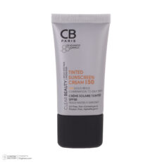 کرم ضد آفتاب رنگی سی بی پاریس SPF 50 مدل 01 مناسب پوستهای چرب حجم 40 میلیلیتر