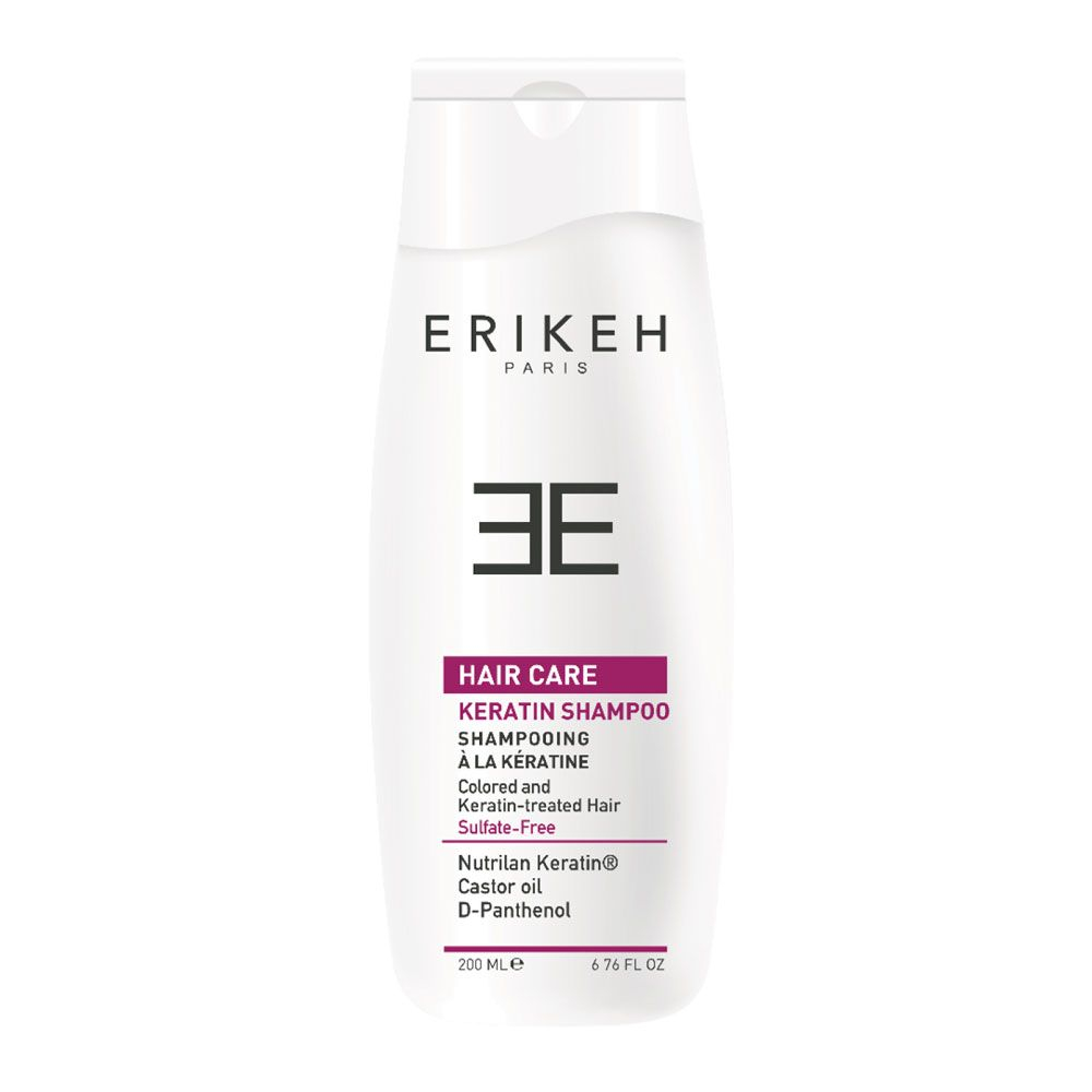 شامپو مو اریکه مدل KERATIN حجم 200 میلی لیتر