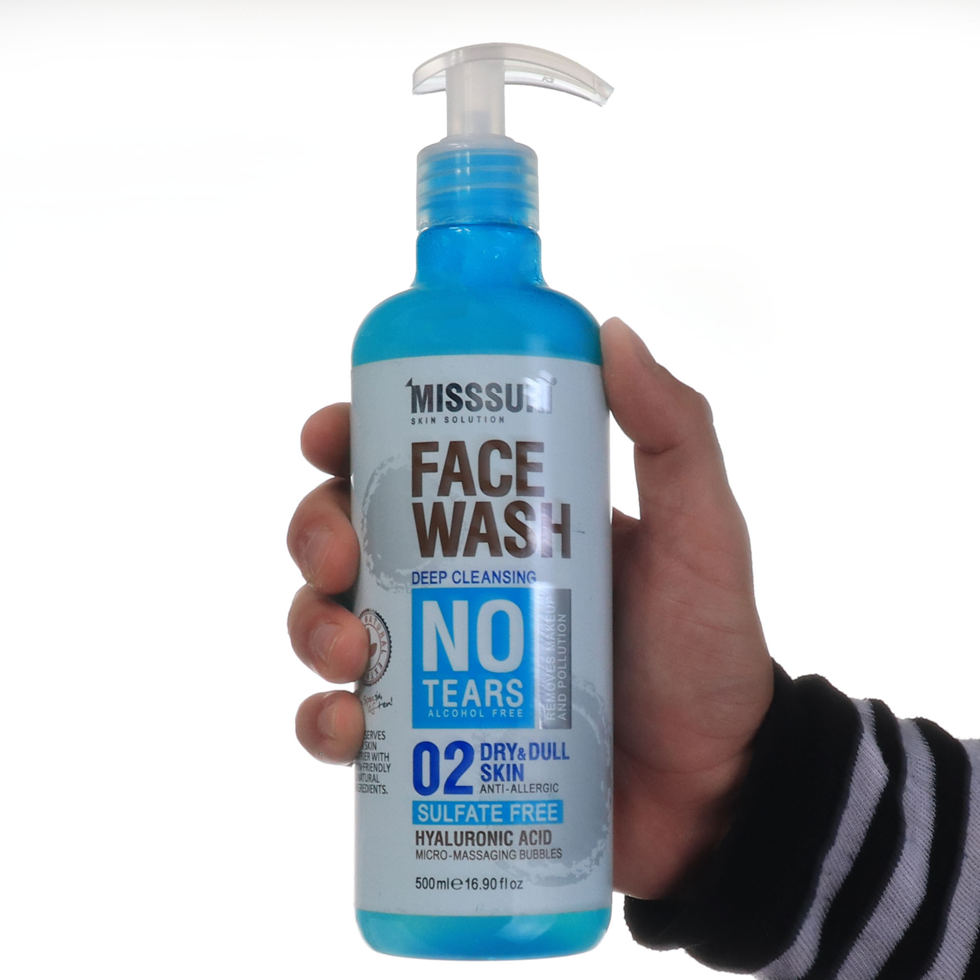 ژل شستشوی صورت میسوری مدل چای سبز مناسب برای پوست چرب حجم 500 میلی لیتر به همراه ژل شستشوی صورت میسوری مدل هیالورونیک اسید مناسب برای پوست چرب حجم 500 میلی لیتر