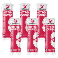 پد پاککننده آرایش صورت نیوساد مدل Cotton-Rounds شش بسته 96 عددی