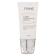 ژل ضدآفتاب بی‌رنگ پرایم SPF50 مدل C-Prime مناسب برای انواع پوست، حجم 40 میلی‌لیتر