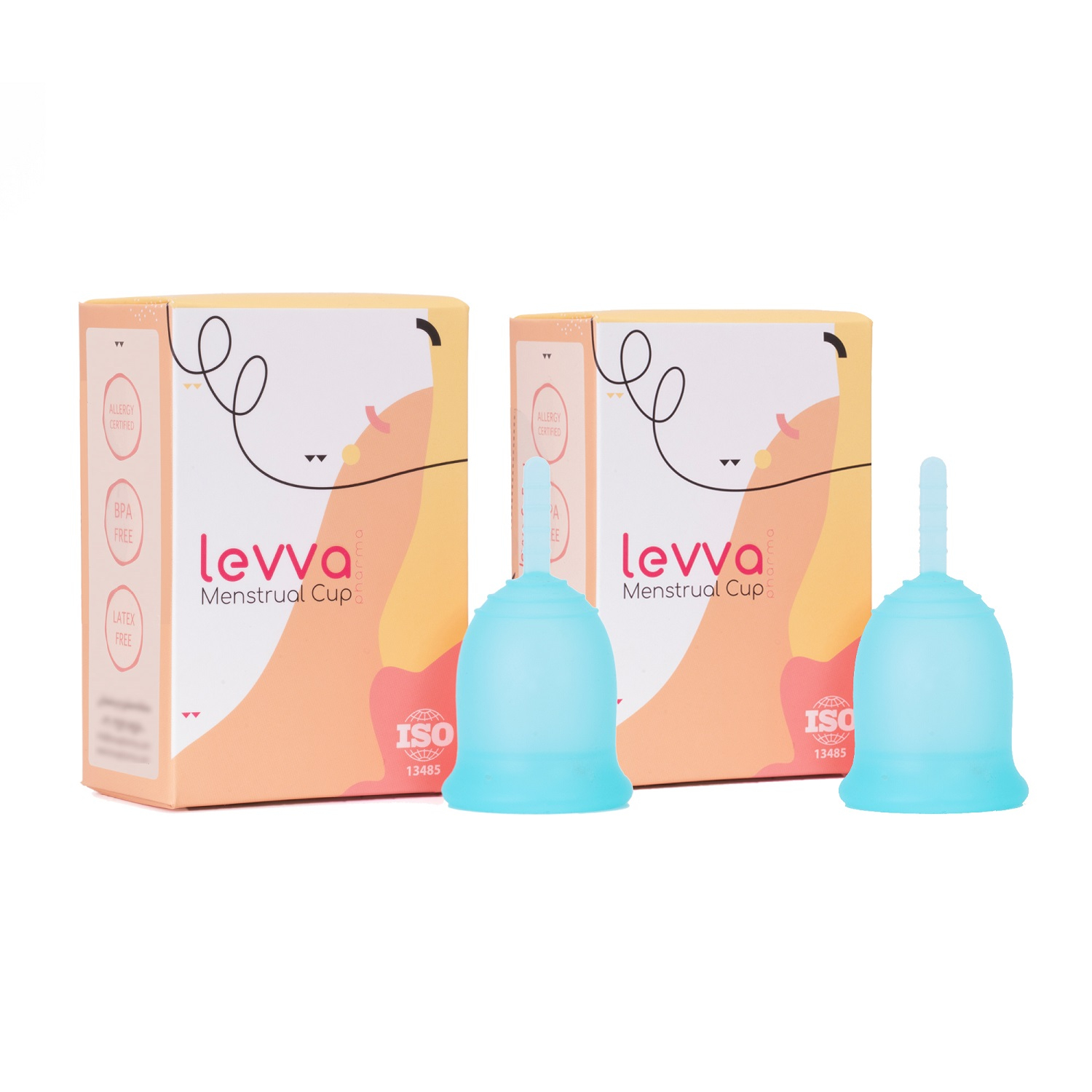 کاپ قاعدگی لیوا فارما مدل Plus سایز کوچک مجموعه 2 عددی