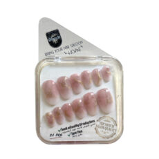 ناخن مصنوعی دست میراکل آرت مدل گرد کد R2400106 بسته 24 عددی